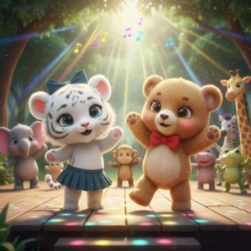 Rozcvička v Zoo by tigrica a macko